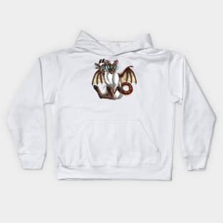 Chimera Cubs: Chocolate Lynx Point Kids Hoodie